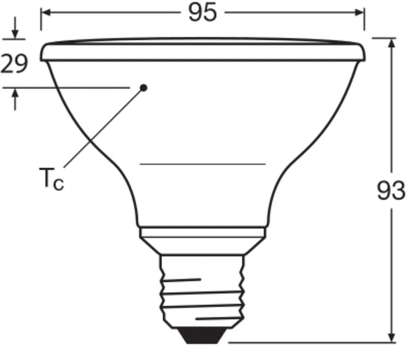 LEDVANCE PAR30 E27 LED Spot 10W 927 Dimmbar - 4099854071195