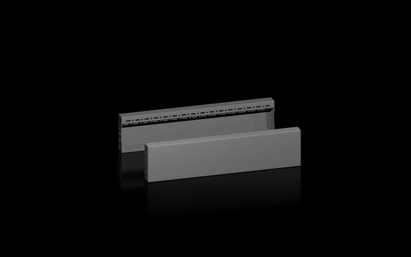 Rittal VX Seitenplinthe Paneelset 600x100mm Schwarzes Stahl - 8660033
