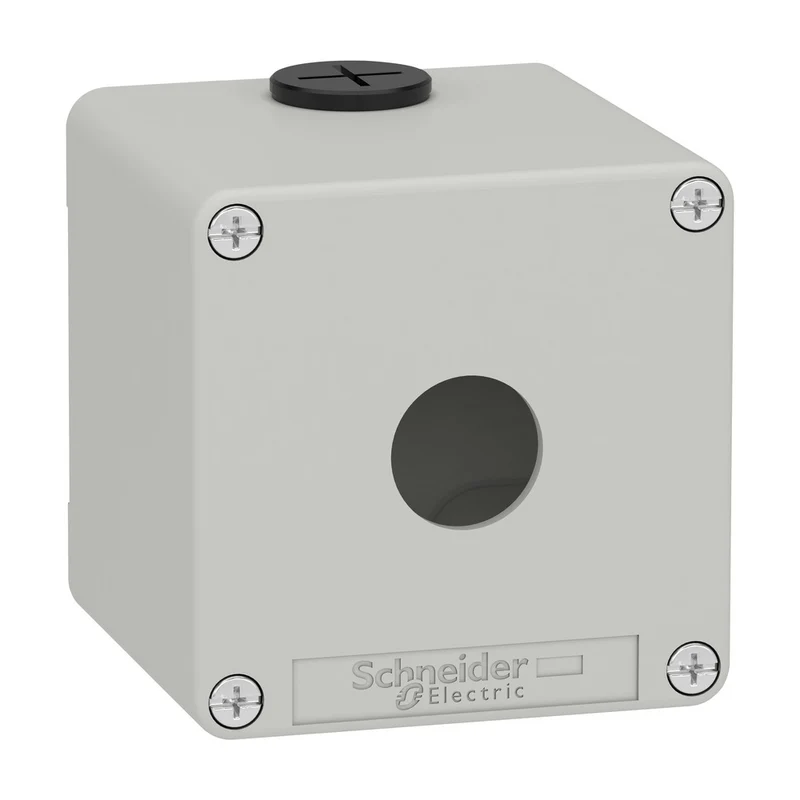 Metall Steuerstation Gehäuse XAP 22mm Einzelne Öffnung Grau - XAPD1501