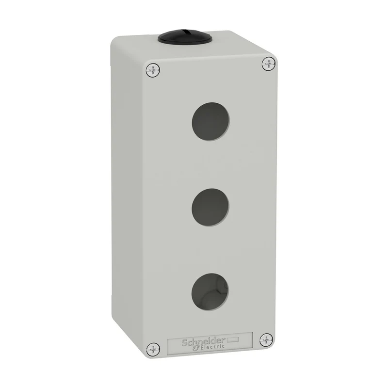 Schneider Electric XAP Metall Steuerbox 3x22mm Grau - XAPD3503