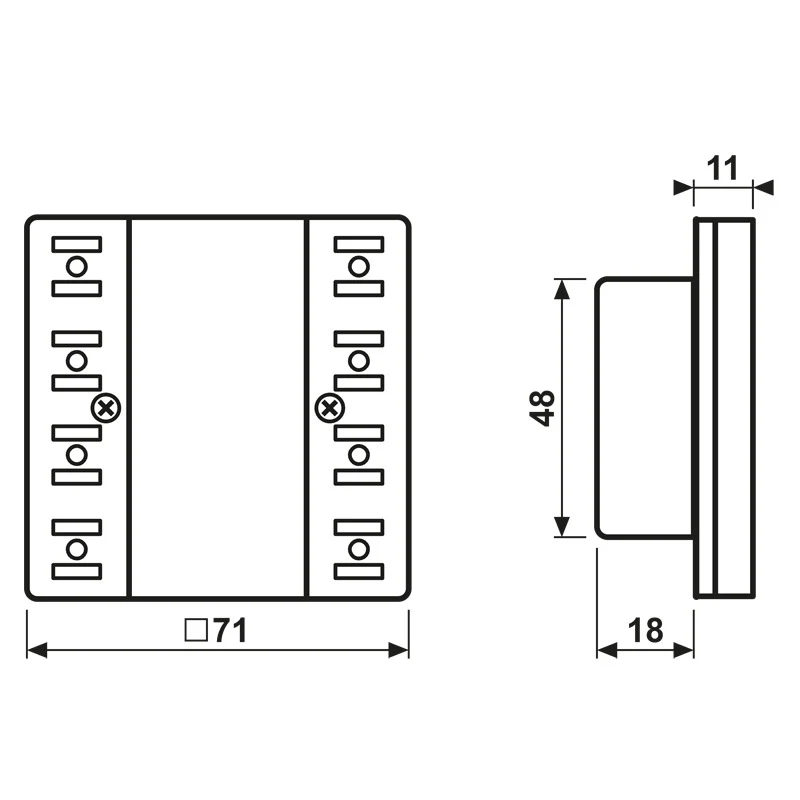 KNX 4-Tasten Universal Sicheres Steuerungsmodul LS Serie - LS52941ST