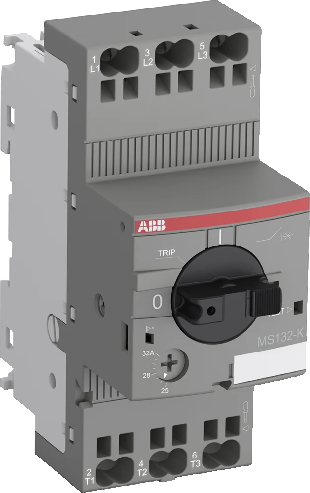 ABB MS132 Motorschutzschalter 4.0-6.3A Push-In - 1SAM350010R1009