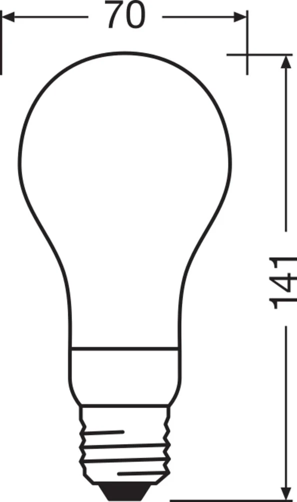 OSRAM LED Superstar Classic A150 18W E27 2700K Dimmbar - 4058075437326