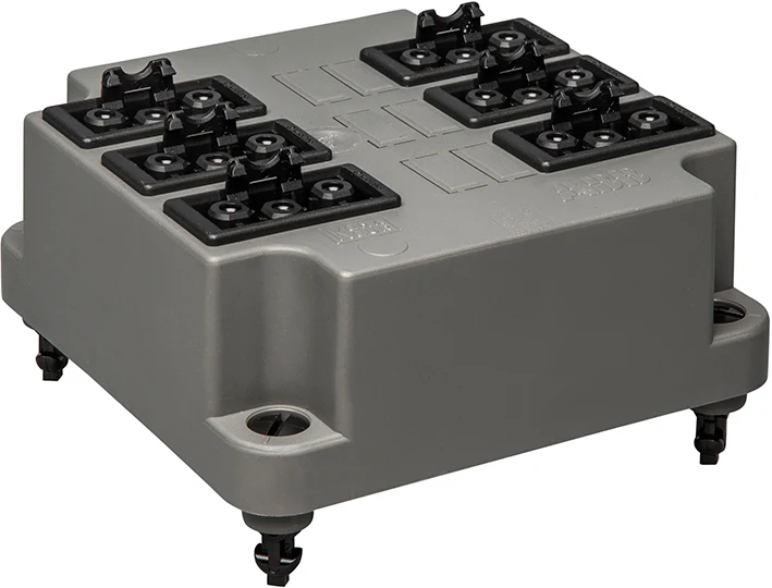 ABB 3640 Abdeckung Mit 6x GST18 3-Pole Steckverbindern - 1SPA007130F9545