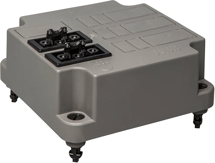 ABB 3640 Abdeckung Mit Doppeltem 3-Pol Connector Recycelt - 1SPA007131F9515