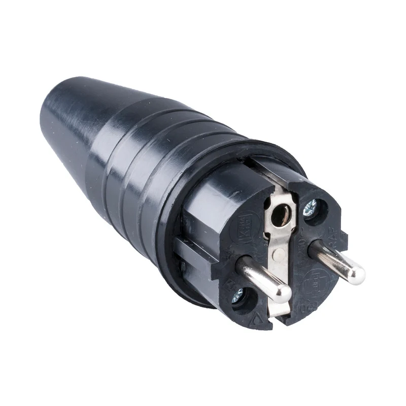 Schwerlast Industrieller Gummi Stromstecker 16A 250V - 108013