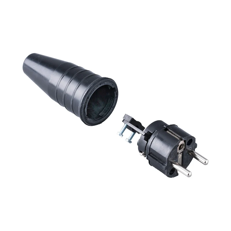 Schwerlast Industrieller Gummi Stromstecker 16A 250V - 108013
