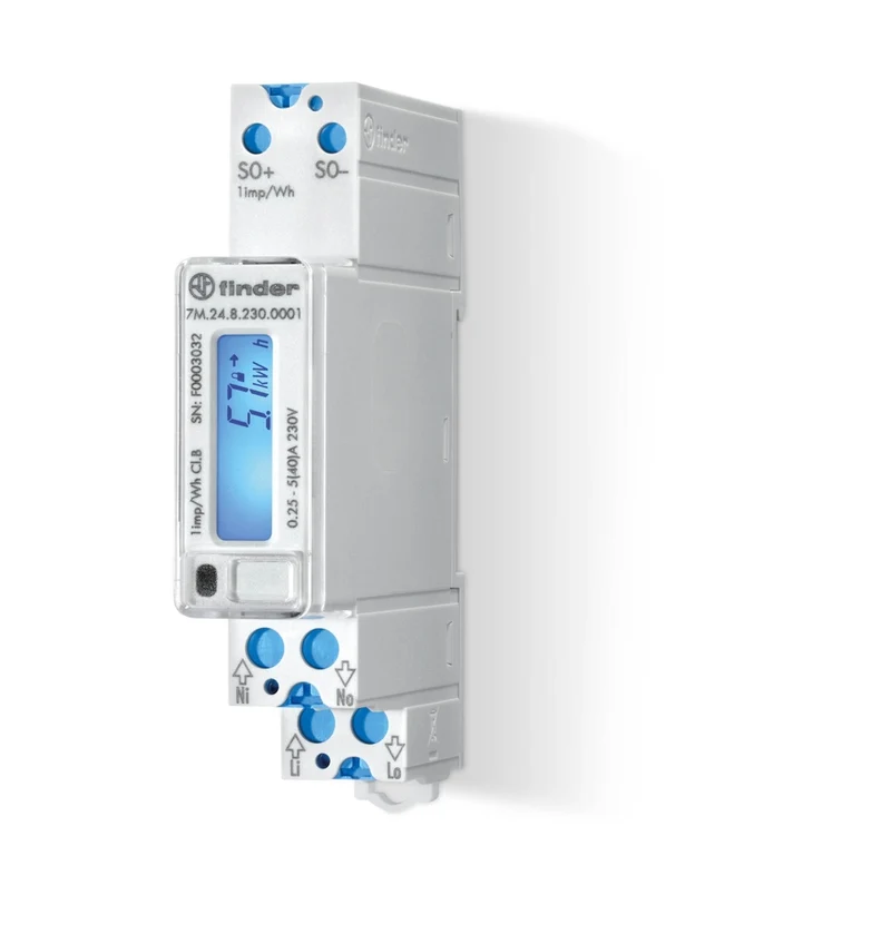 Digitaler Einphasen KWh Zähler 40A Mit LCD Anzeige - 7M.24.8.230.0001