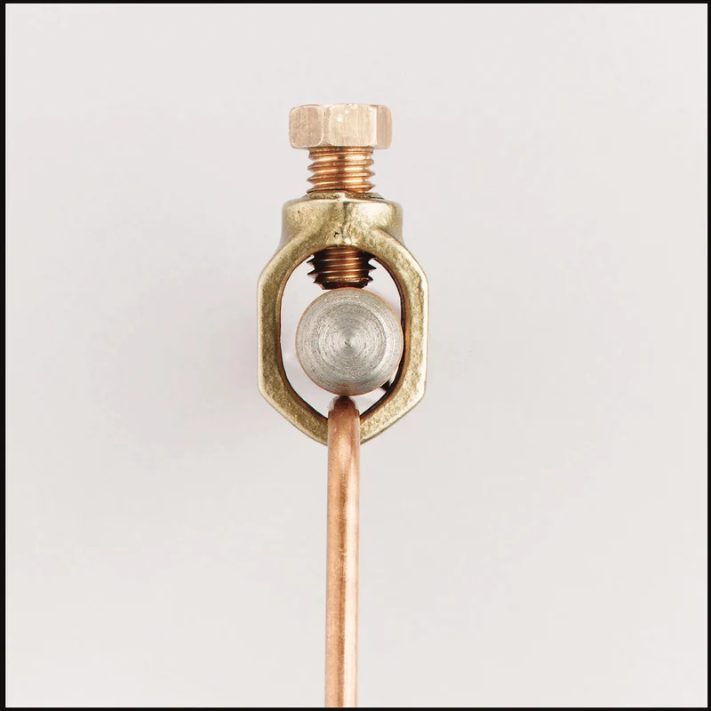 Bronze Erdungsstangenklemme 12.5mm Für 50mm² Leiter - 158260