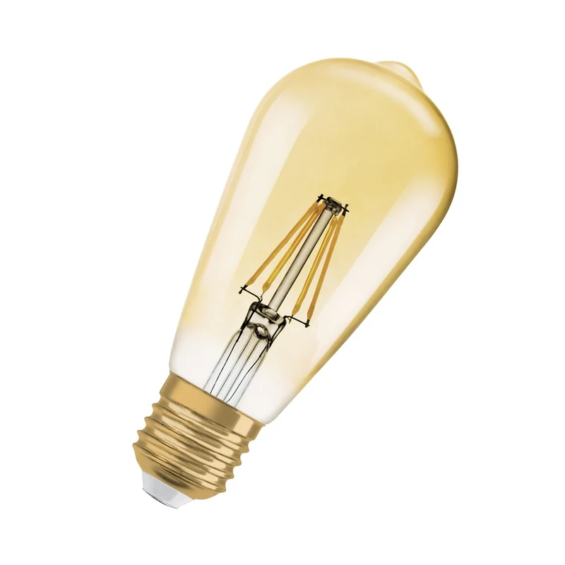 Vintage 1906 Led Edison Dimmbar Gold E27 6.5W 2400K - 4099854081514