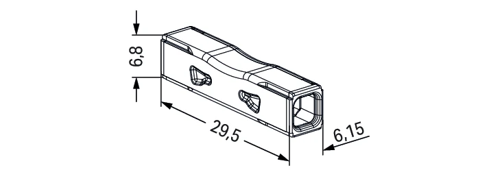 Wago 2773-2401 Push-Draht Inline-Stecker 4mm² 100 Stück - 2773-2401 [100 Stück]