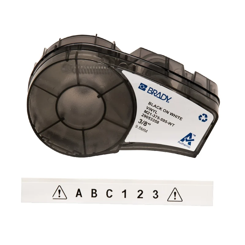 Brady M21 Industrielles Vinyl Etikettentape 9,53mm Weiß - 142800