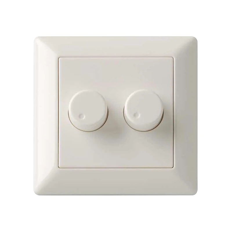 Weiße Kunststoffabdeckung Für GIRA Duo Dimmer - 891216