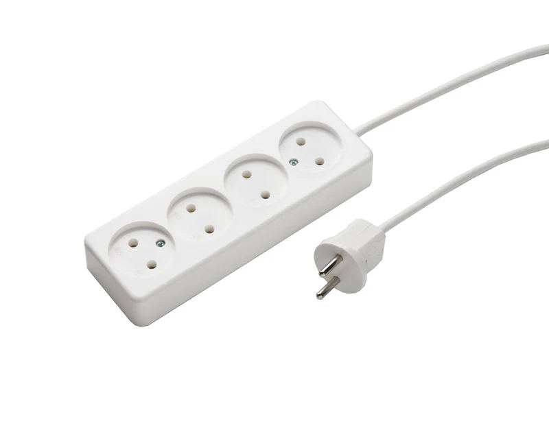 MK 4-Wege Steckdosenleiste Mit 1,5M Kabel (Europäische Steckdose) - 509ZL/15/KWS