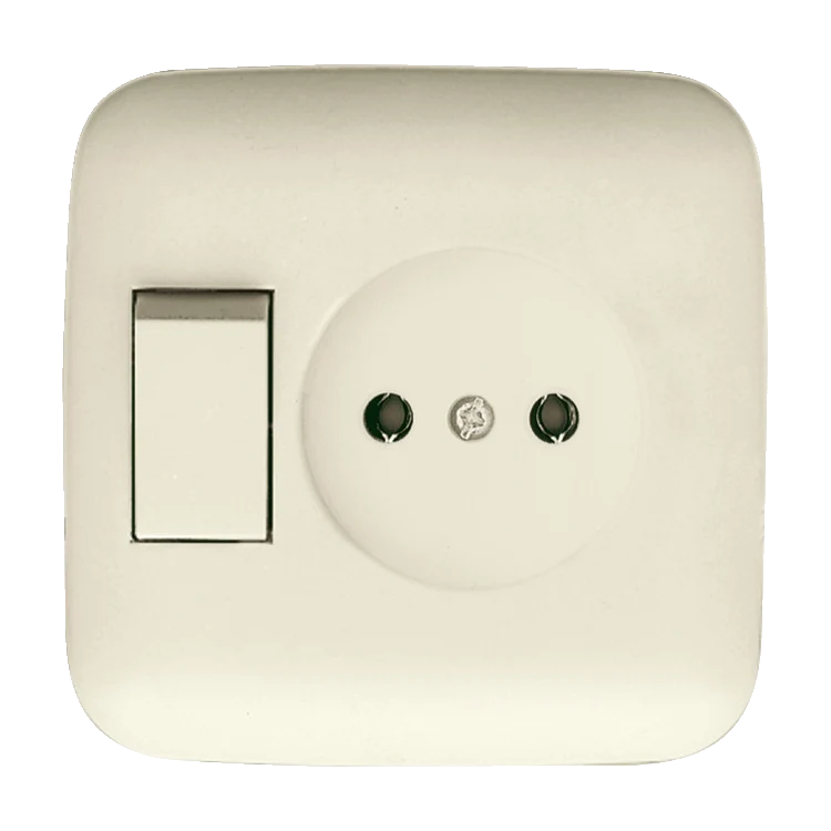 ABB Busch-Jaeger Kombinierte Schalter Steckdose SI Serie Creme - 2CKA001611A0128