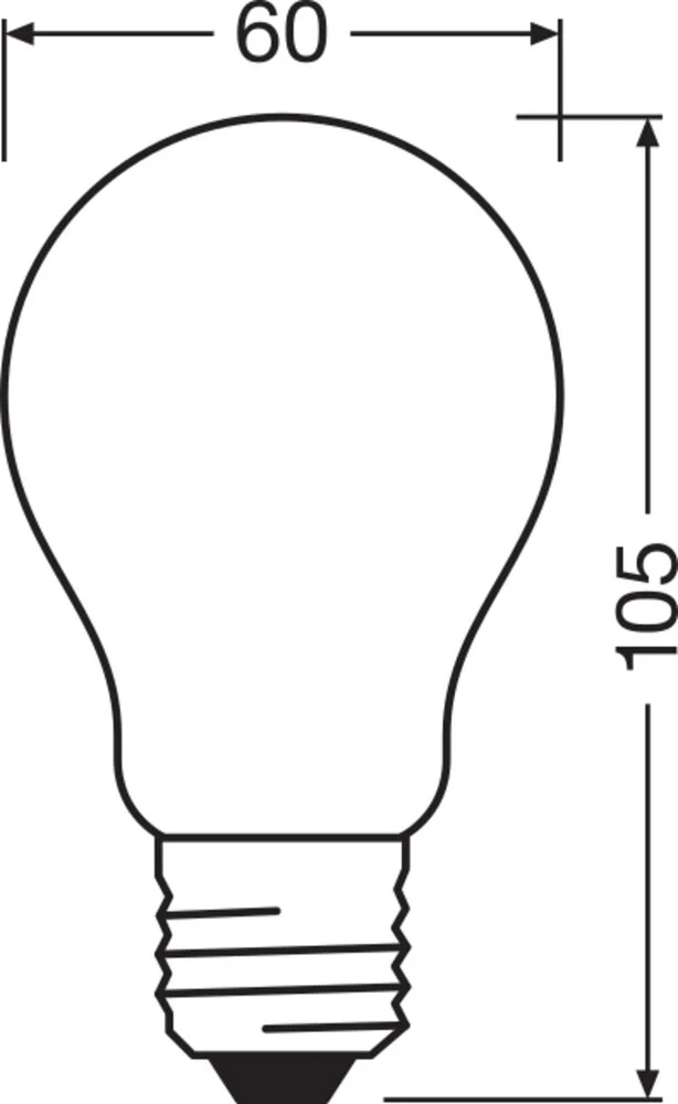 Osram Led E27 11W Dimmbare Klassische Glühbirne 4000K - 4058075434707