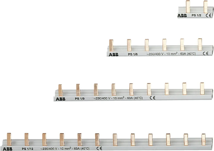 ABB S200C Sammelschienen-Kit 3Phasen N 12 Module 10mm² - 2CDL840142R1012