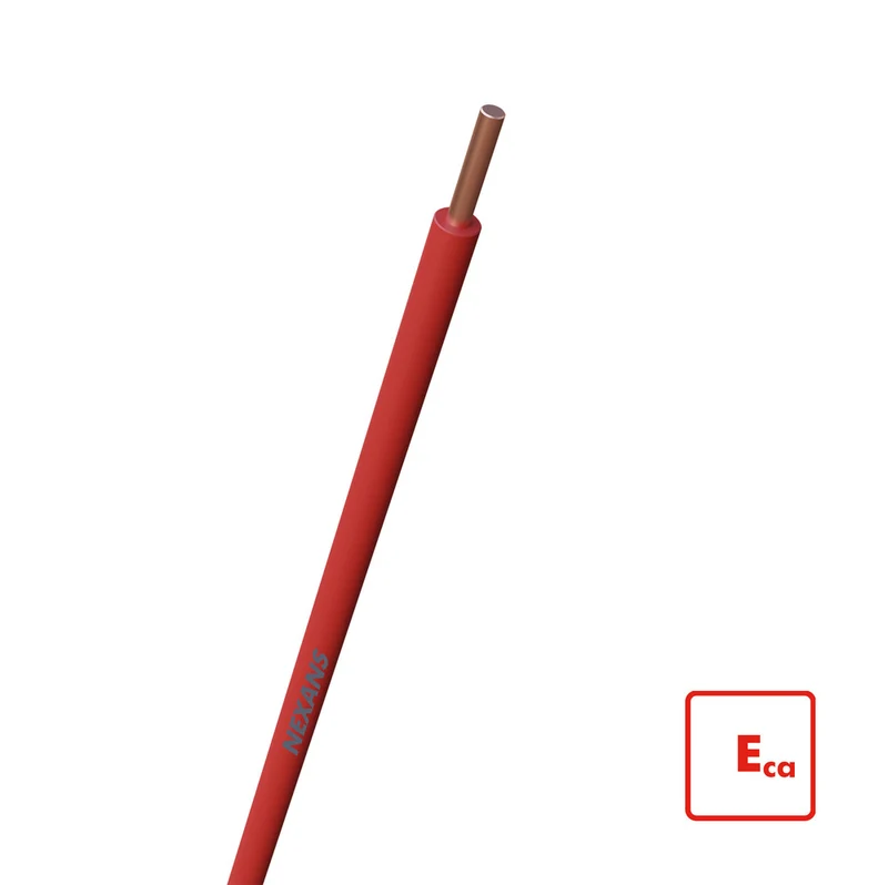 Nexans H07V-U Eca Installationsdraht 1.5mm² Rot - 10564830 [100 Stück]