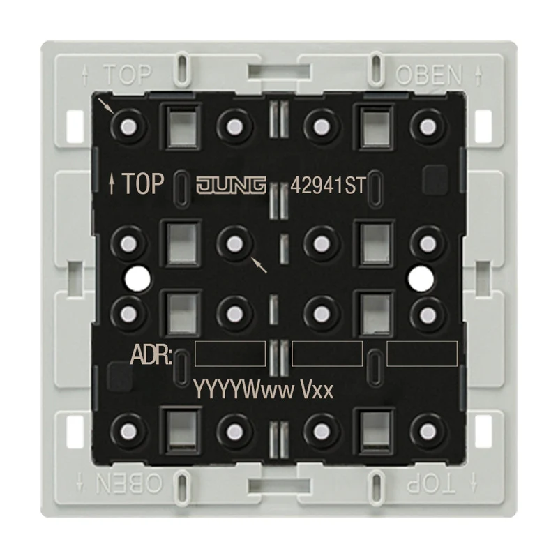JUNG KNX 4 Kanal Universal Touch Modul Mit Temperatursensor - 42941ST