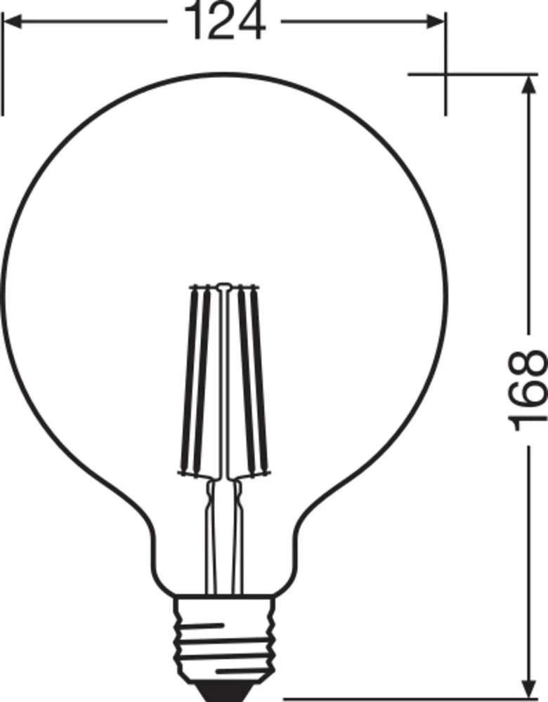 LEDVANCE Smart+ Wifi Globe Filament Led E27 5.5W Dimmbar - 4058075528291