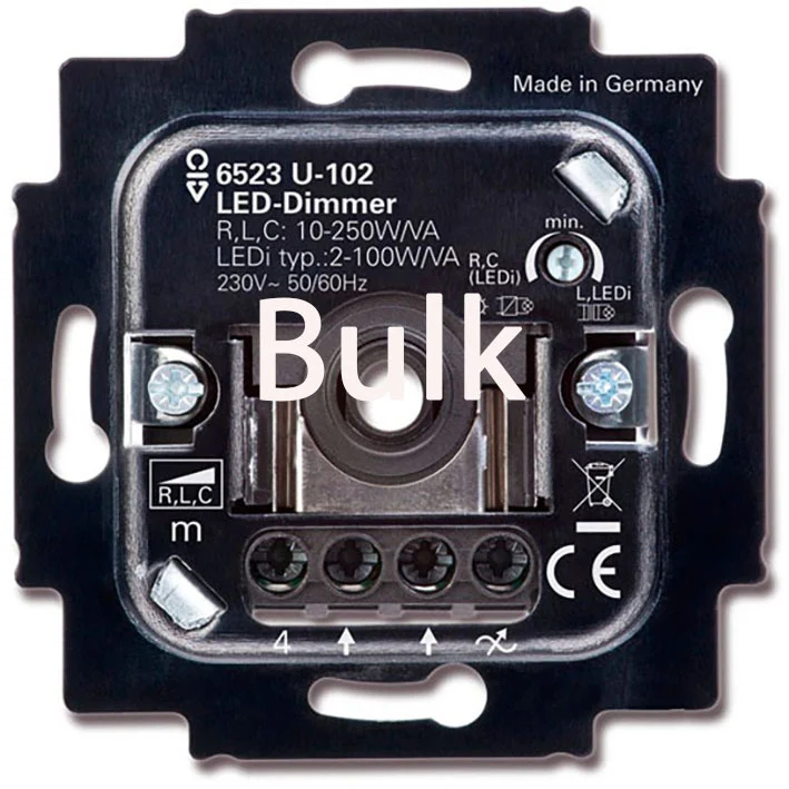 ABB Busch LED Drehdimmer 100VA - 2CKA006599A3042 [5 Stück]