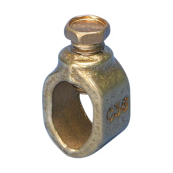Bronze Erdungsstangenklemme 3/8 Zoll Für Kupfer Geklebte Stangen - 158155