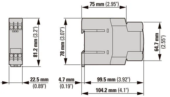 Eaton ETR4-51-A Stern-Dreieck Timer Relais 24-240V AC/DC - 031884