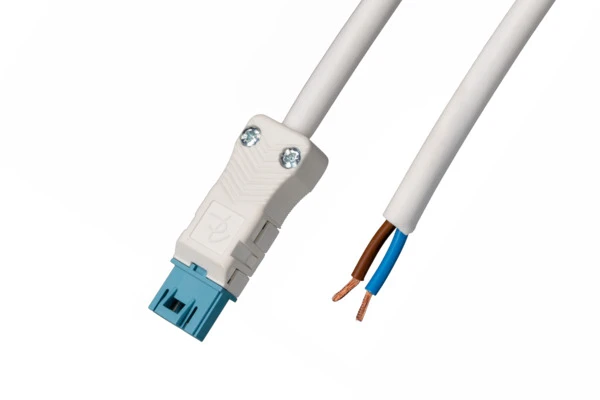 DALI B2Ca 2-Pin Anschlusskabel 1.5Mm2 50Cm Weiß Blau - 22596
