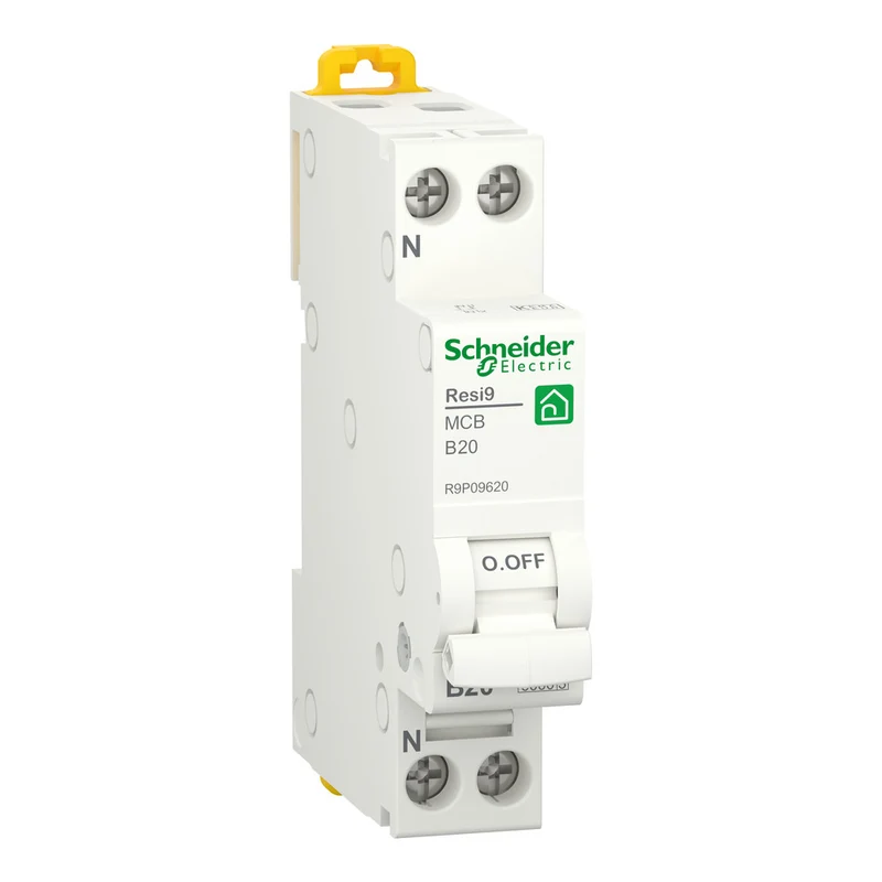 Schneider Electric Resi9 MCB 20A Einpolig Plus Neutral - R9P09620