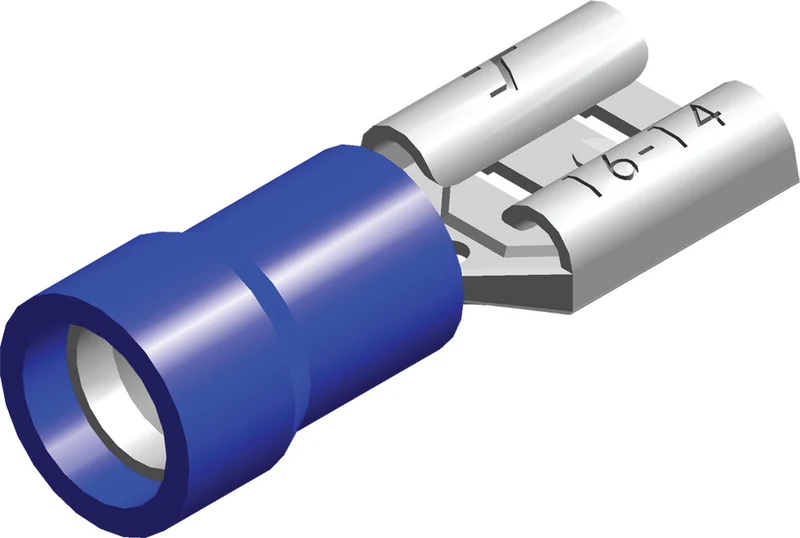 Conex Blaue Gabelterminalgehäuse 1.5-2.5mm² - CE080201 [100 Stück]