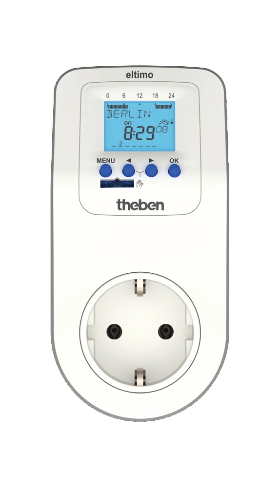Theben Eltimo Digitaler Timer Steckdose Mit Astro Wöchentliches Programm - 0200170