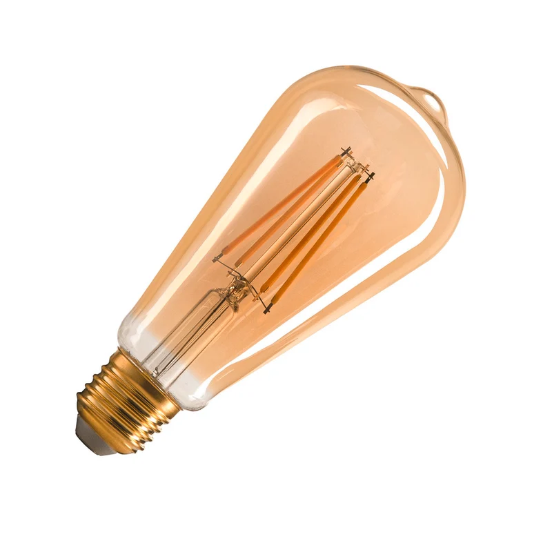 Slv St64 Gold Led Filament Glühbirne E27 7.5W 2500K Cri90 - 1005265