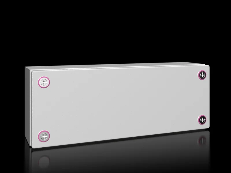 Rittal KX Stahl Anschlussdose 400x150x120mm RAL7035 - 1589000