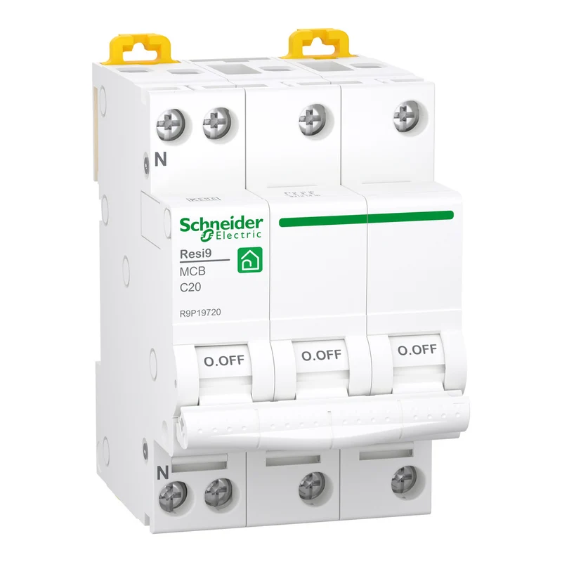 Schneider Electric Resi9 3P+N 20A Sicherungsautomat 6kA - R9P19720