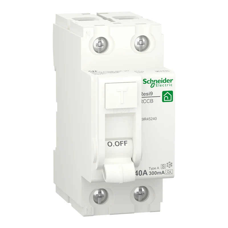 Schneider Electric Resi9 40A RCCB Typ A Fehlerstromschutzschalter - R9R45240