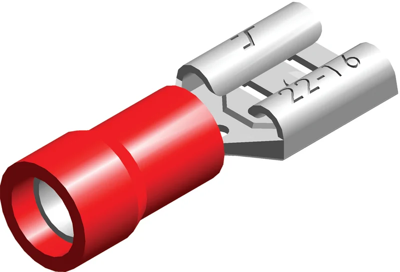 Conex Isolierte Crimpanschluss Rot 0.5-1.5mm² 2.8x0.8 - CE080102 [100 Stück]