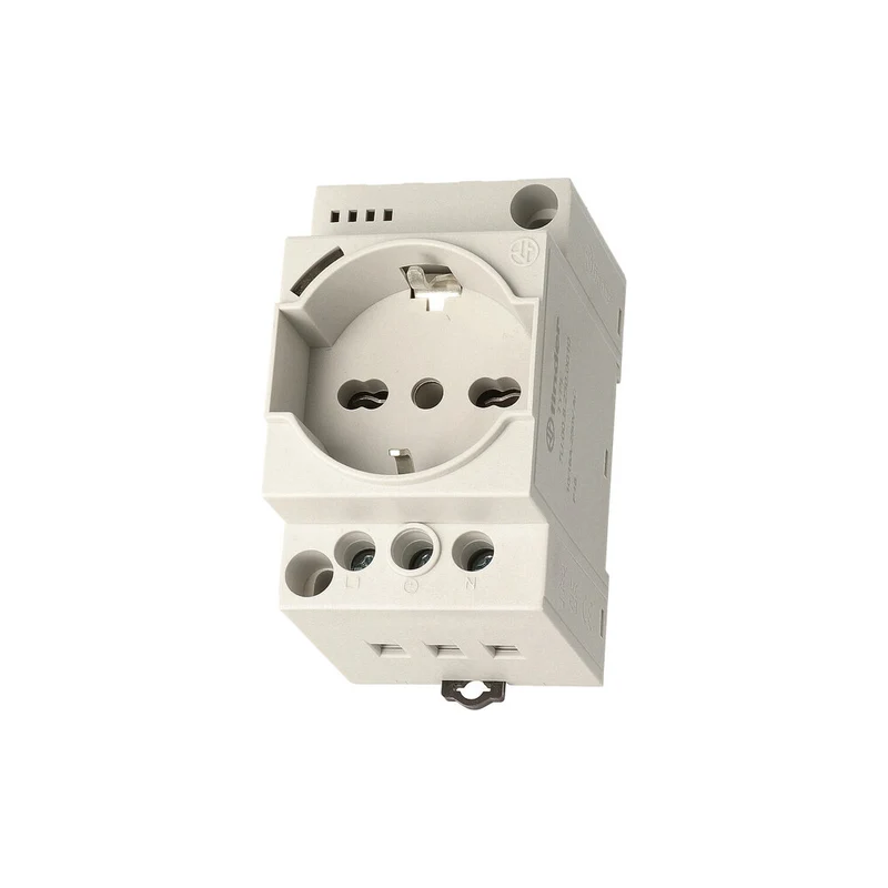 Finder Stromsteckdose Mit Led 16A 250 V Ac Grau (Europäische Steckdose) - 7U.00.8.230.0010