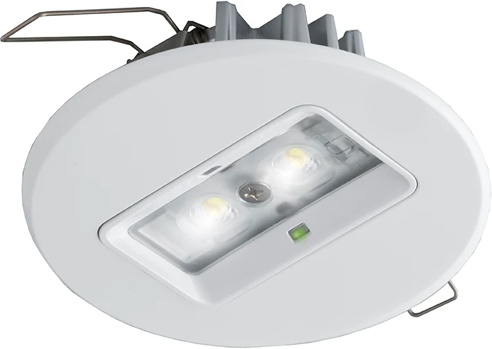 2W Selbstversorgende LED Notfall Einbau Downlight DALI - 7TCA091180R0302