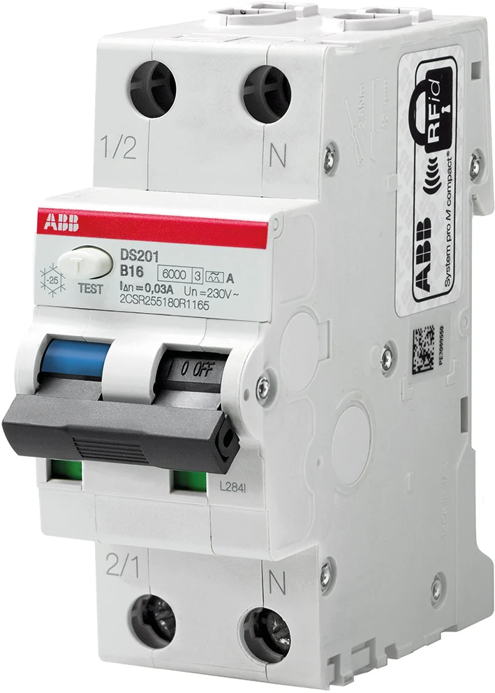 Abb Ds201 32A Rcbo Fehlerstromschutzschalter 300Ma 6Ka - 2Csr255180R3324