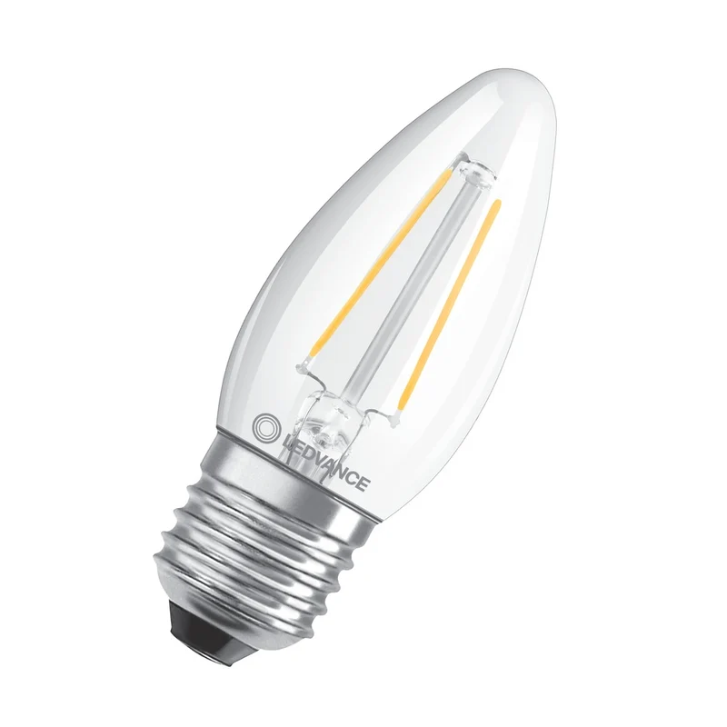 Led Klassisch Dimmbar Kerze E27 4.8W 827 Klarglas - 4099854067495