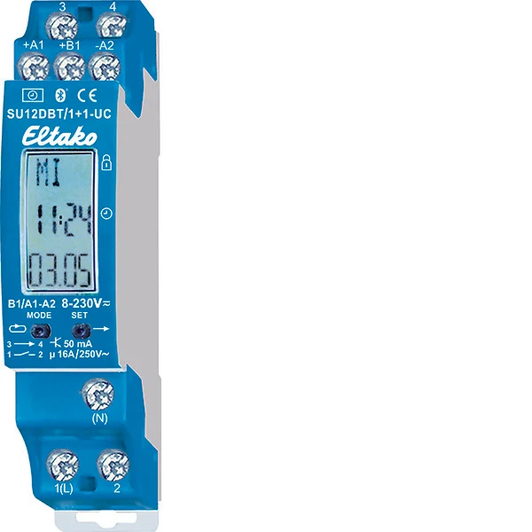 Eltako Su12Dbt 2 Kanäle Digitaler Timer Mit Bluetooth - 23200902