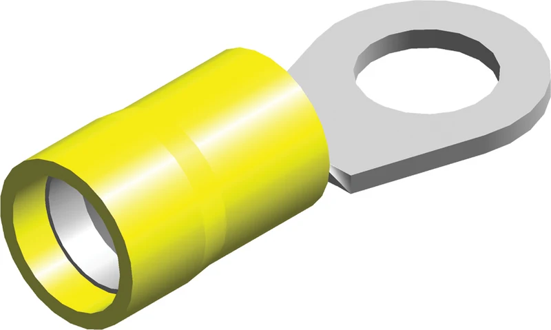 Gelber Isolierter Ringanschluss M10 4.0-6.0mm² - CE010305 [100 Stück]