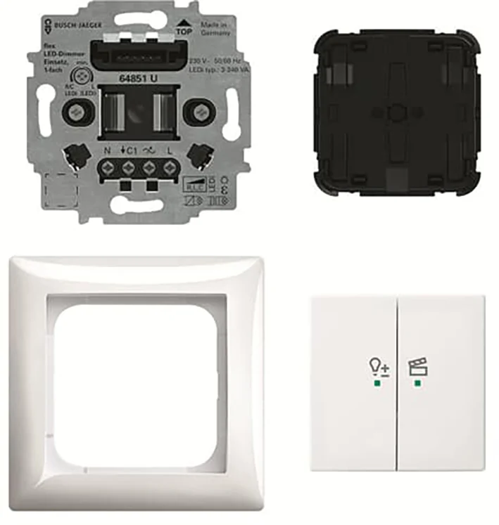 Busch Free@Home Drahtloser Flex Dimmer Set Balance - 2CKA006200A0293