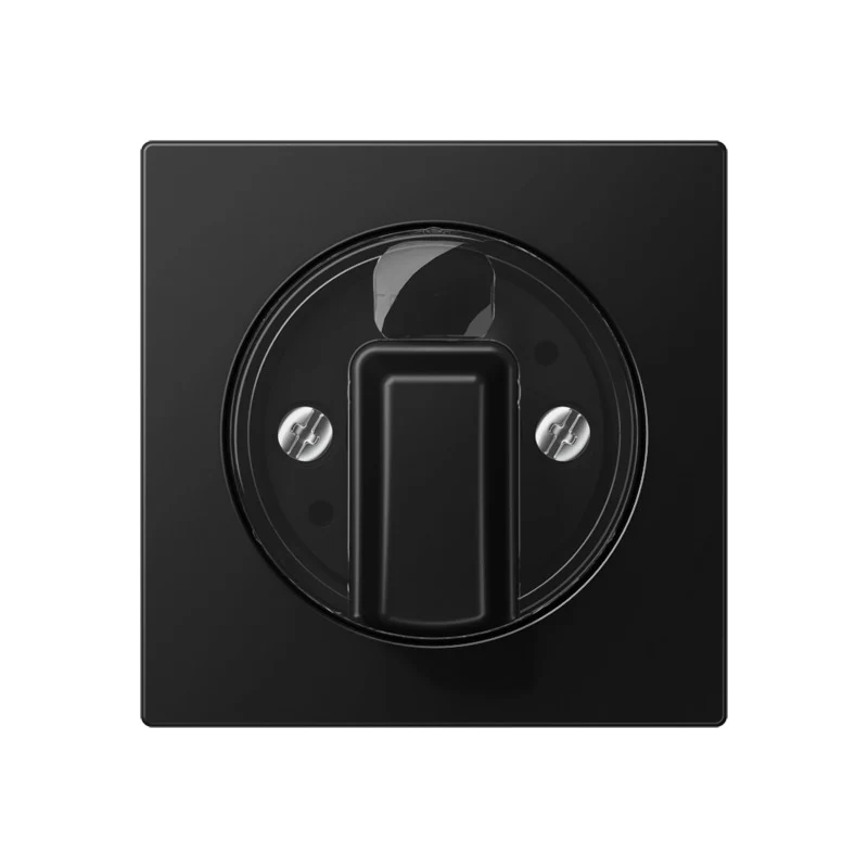 A500 Serie Matte Schwarze Rotary Switch Abdeckung Platte - A1541BFSWM