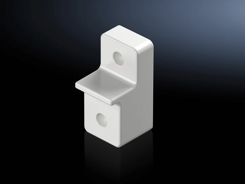 AX Wand Befestigungswinkel-SET RAL 7035 - 1485400 [4 Teile]