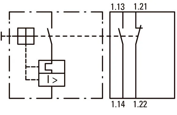 Eaton Standard Hilfskontaktblock 1NO 1NC Frontmontage - 208277