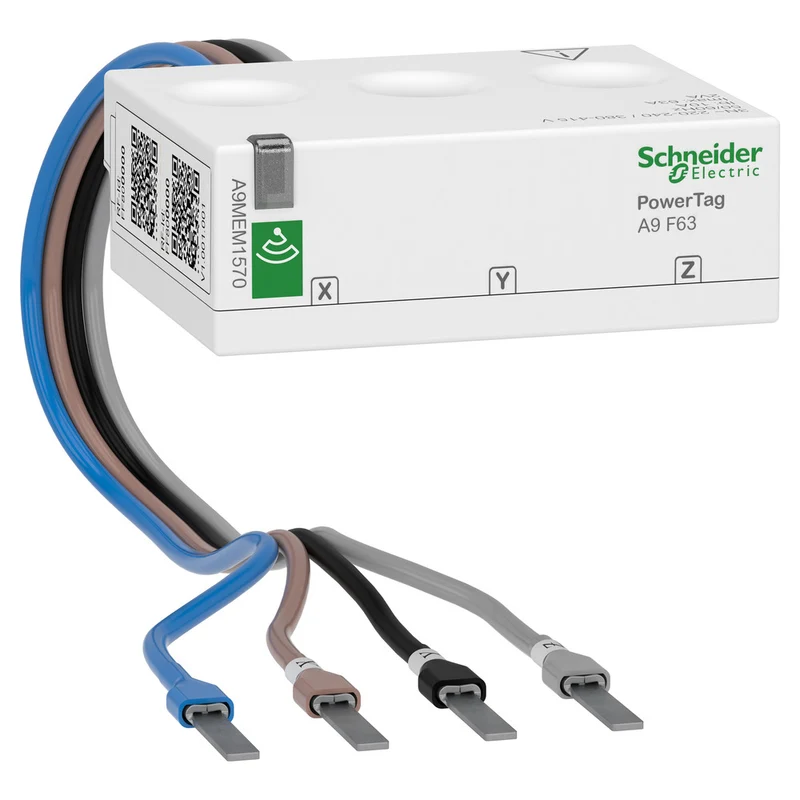 Schneider Powertag Energie F63 3P+N 63A Drahtloser Sensor - A9MEM1570