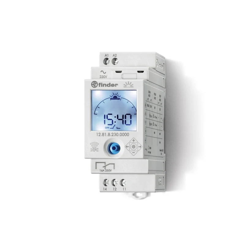 Digitaler Astro Zeitschalter 16A 230V Mit Smartphone Programmierung - 12.81.8.230.0000