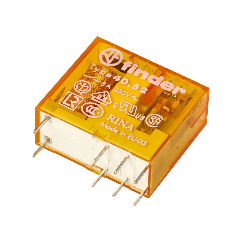 Finder 40.52 PCB Relais 12VAC 2CO 8A AgNi - 40.52.8.012.0000