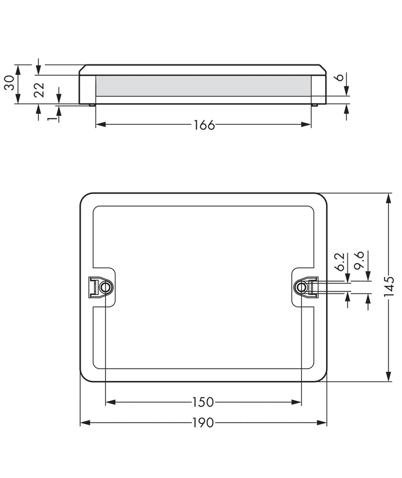 WAGO Verteilerdose Drei Phasen Zu Einem Phasen Konverter - 899-631/100-000